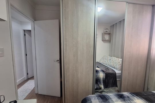 Quarto 1 de apartamento para alugar com 2 quartos, 48m² em Parque Jaçatuba, Santo André