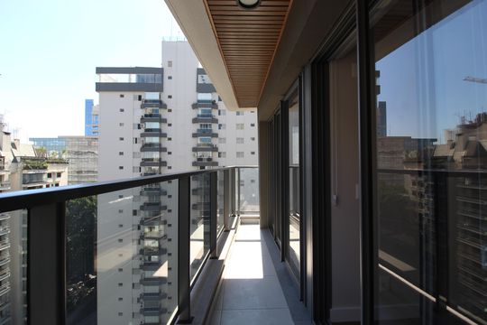 Varanda de apartamento para alugar com 2 quartos, 60m² em Vila Nova Conceição, São Paulo