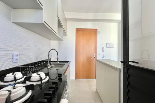 Cozinha de apartamento para alugar com 2 quartos, 36m² em Jabaquara, São Paulo