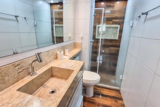Banheiro Social  de apartamento à venda com 2 quartos, 60m² em Penha, Rio de Janeiro