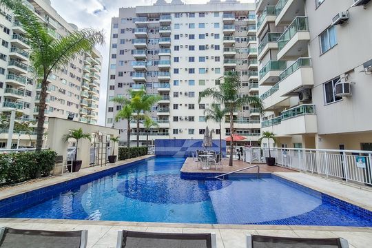 Área comum - Piscina de apartamento à venda com 2 quartos, 60m² em Penha, Rio de Janeiro