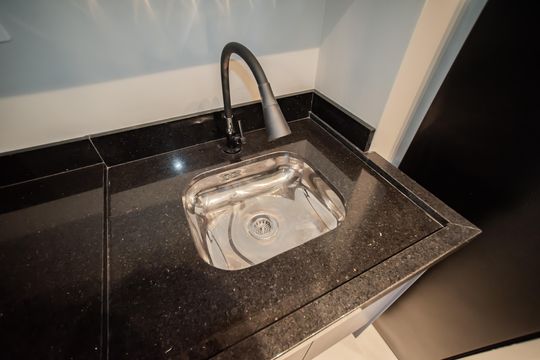 Cozinha de kitnet/studio para alugar com 1 quarto, 30m² em Vila Clementino, São Paulo