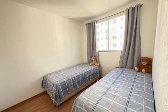 Quarto 2 de apartamento para alugar com 2 quartos, 45m² em Chácara Contagem, Contagem