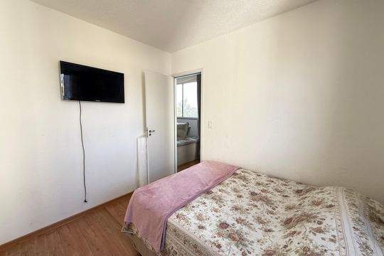 Quarto 1 de apartamento para alugar com 2 quartos, 45m² em Chácara Contagem, Contagem