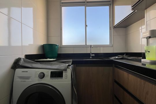 Área de Serviço de apartamento para alugar com 2 quartos, 47m² em Cabral, Contagem