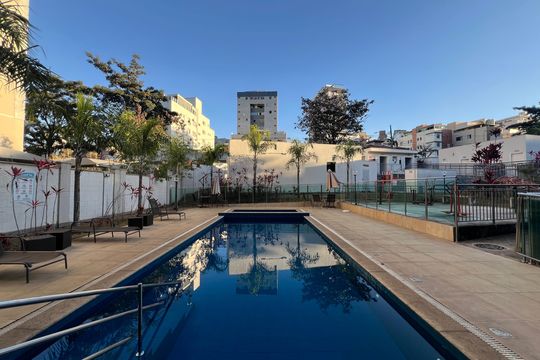 Área comum - Piscina de apartamento para alugar com 2 quartos, 47m² em Cabral, Contagem