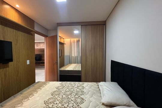 Quarto 1 de apartamento para alugar com 2 quartos, 47m² em Cabral, Contagem