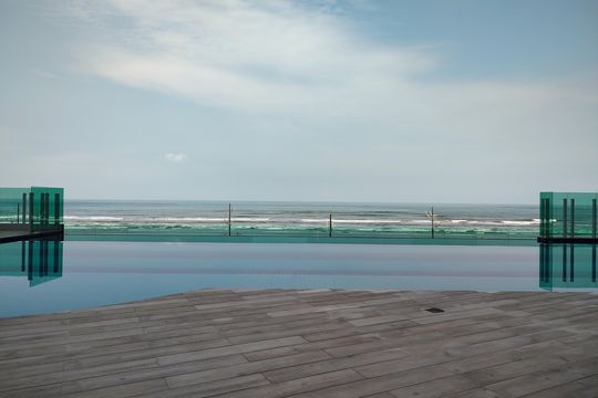 Área comum - Piscina de apartamento para alugar com 2 quartos, 83m² em Maracanã, Praia Grande