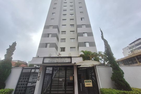 Fachada de apartamento à venda com 2 quartos, 56m² em Vila Valparaíso, Santo André