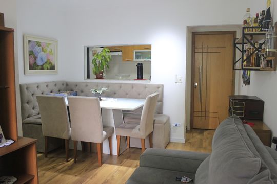 Sala  de apartamento à venda com 3 quartos, 65m² em Vila Augusta, Guarulhos