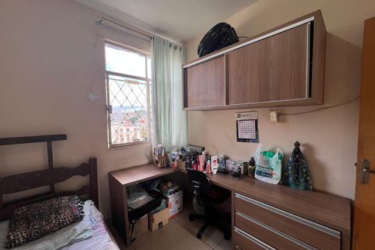 Quarto 3 de apartamento à venda com 3 quartos, 74m² em Califórnia, Belo Horizonte