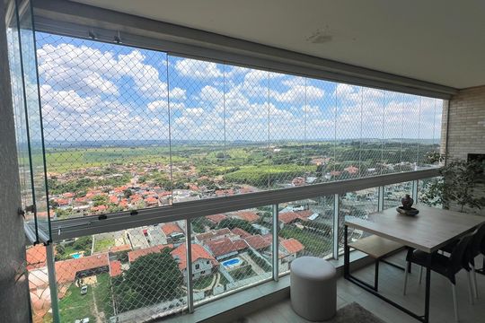 Varanda de apartamento à venda com 4 quartos, 140m² em Alphaville, Campinas