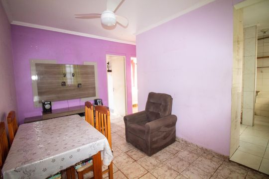 Sala de apartamento para alugar com 2 quartos, 48m² em Chácara Santana, São Paulo