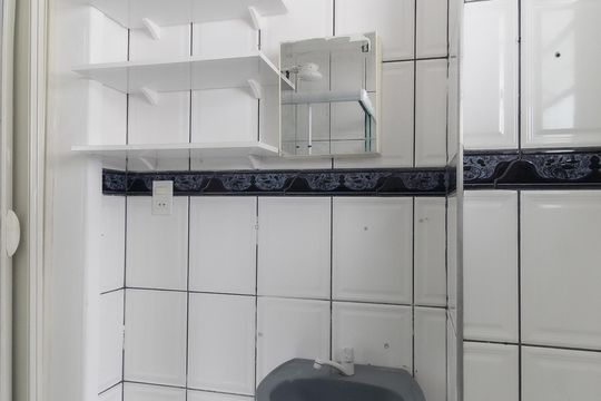 Banheiro de casa para alugar com 1 quarto, 50m² em Vila Curuçá Velha, São Paulo