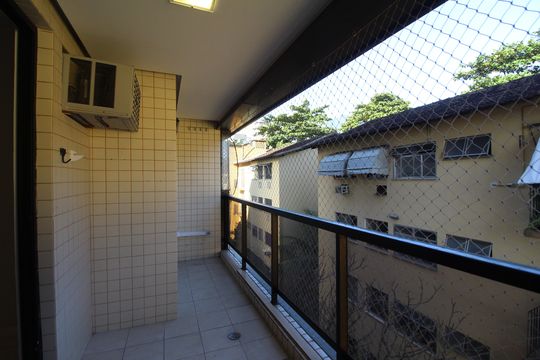 Sala - Varanda de apartamento à venda com 3 quartos, 69m² em Freguesia (jacarepaguá), Rio de Janeiro