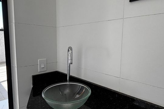 Cobertura - Banheiro de apartamento à venda com 2 quartos, 88m² em Cidade São Jorge, Santo André