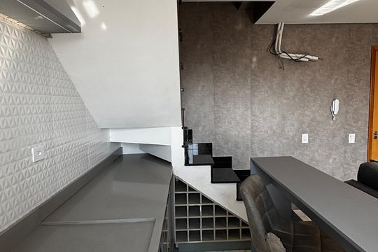 Sala - Cozinha de apartamento à venda com 2 quartos, 88m² em Cidade São Jorge, Santo André