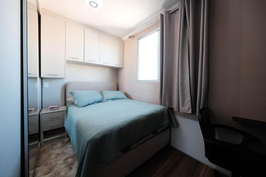 Quarto 1 de apartamento à venda com 2 quartos, 55m² em Vila Marieta, São Paulo