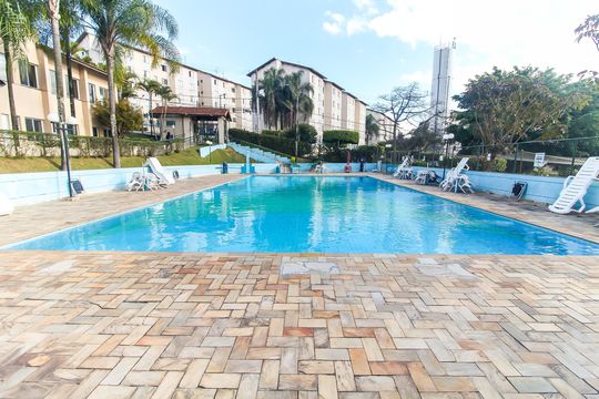 Área comum - Piscina de apartamento para alugar com 2 quartos, 42m² em Jardim Sao Miguel, Ferraz de Vasconcelos