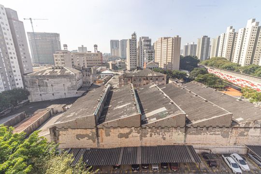 Sala - Vista de apartamento à venda com 2 quartos, 58m² em Brás, São Paulo