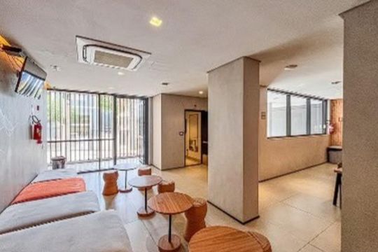 Área externa de apartamento à venda com 1 quarto, 23m² em Jardim das Acacias, São Paulo