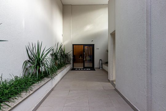 Área comum de kitnet/studio para alugar com 1 quarto, 31m² em Santo Amaro, São Paulo