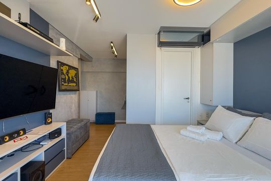 Studio de kitnet/studio para alugar com 1 quarto, 31m² em Santo Amaro, São Paulo
