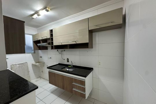 Cozinha de apartamento à venda com 2 quartos, 50m² em Gramadão, Jundiaí