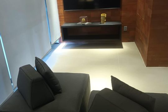 Área externa de kitnet/studio para alugar com 1 quarto, 28m² em Jardim das Acacias, São Paulo