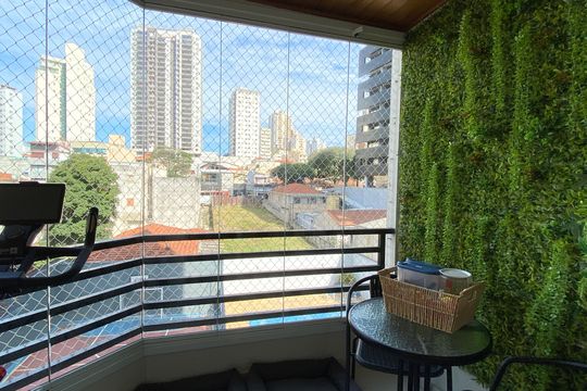 Sala - Varanda de apartamento à venda com 3 quartos, 101m² em Centro, Osasco