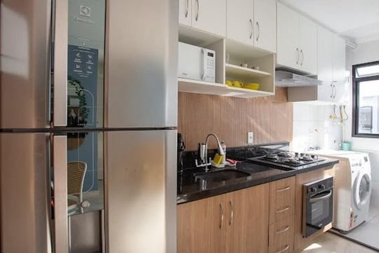 Cozinha de apartamento à venda com 2 quartos, 47m² em Recreio dos Bandeirantes, Rio de Janeiro
