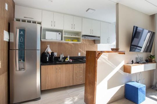 Cozinha de apartamento à venda com 2 quartos, 47m² em Recreio dos Bandeirantes, Rio de Janeiro