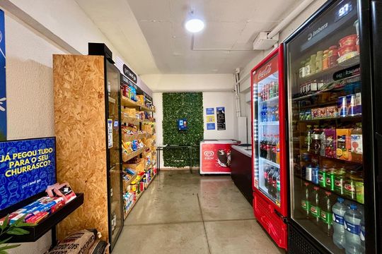 Área comum - Mini Mercado de apartamento para alugar com 3 quartos, 60m² em Vila Satúrnia, Campinas