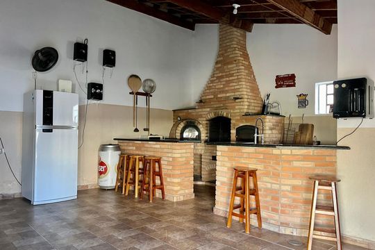 Área comum - Churrasqueira de apartamento para alugar com 3 quartos, 60m² em Vila Satúrnia, Campinas