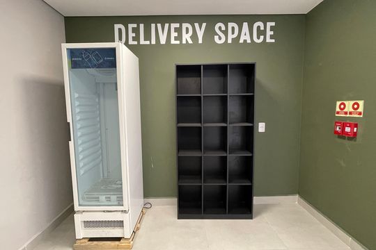 Área comum de kitnet/studio à venda com 1 quarto, 17m² em Ferreira, São Paulo