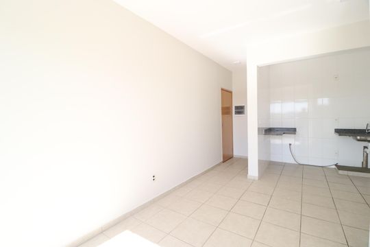 Sala de apartamento para alugar com 2 quartos, 56m² em Marta Helena, Uberlândia
