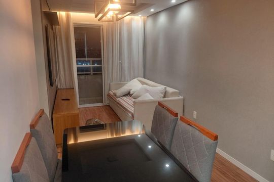 Sala de apartamento para alugar com 2 quartos, 50m² em Moquetá, Nova Iguaçu