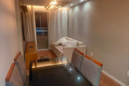 Sala de apartamento para alugar com 2 quartos, 50m² em Moquetá, Nova Iguaçu