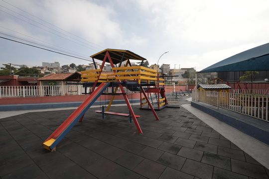 Área comum - Playground de apartamento à venda com 3 quartos, 69m² em Jardim do Estádio, Santo André
