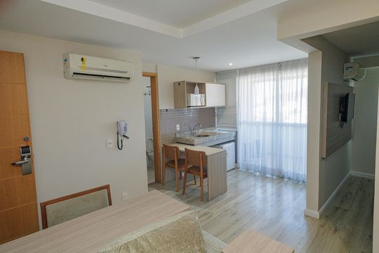Sala de apartamento para alugar com 1 quarto, 35m² em Campo Grande, Rio de Janeiro