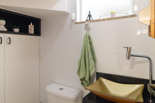 Lavabo de casa de condomínio à venda com 2 quartos, 64m² em Pestana, Osasco