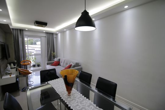 Sala de apartamento à venda com 2 quartos, 67m² em Pechincha, Rio de Janeiro