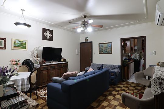 Sala de apartamento à venda com 3 quartos, 107m² em São Geraldo, Porto Alegre