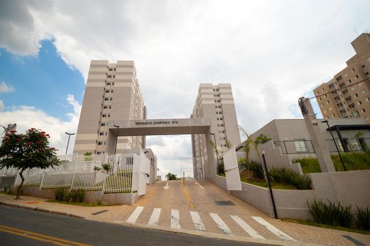 Fachada de apartamento para alugar com 2 quartos, 49m² em Jardim Samambaia, Campinas