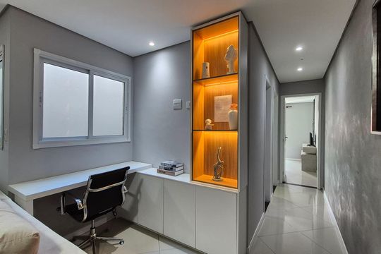 Sala  de apartamento para alugar com 2 quartos, 110m² em Parque Novo Oratório, Santo André