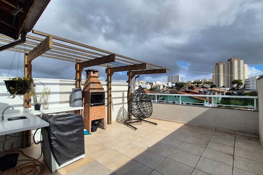 Cobertura  de apartamento para alugar com 2 quartos, 110m² em Parque Novo Oratório, Santo André