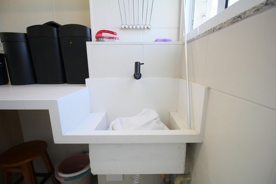 Área de Serviço de apartamento à venda com 3 quartos, 138m² em Vila Andrade, São Paulo
