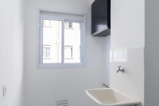 Cozinha  de kitnet/studio à venda com 1 quarto, 26m² em Jardim Helena, São Paulo
