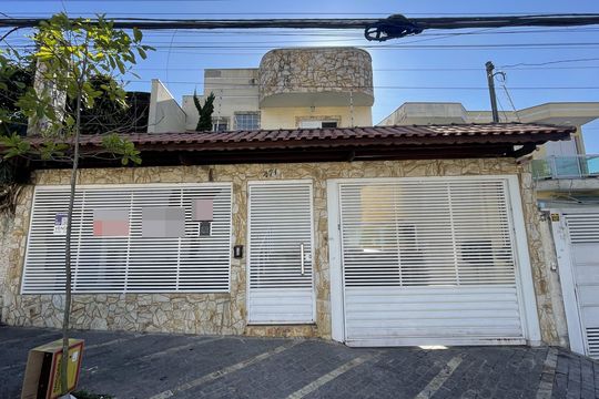Fachada+Placa de casa de condomínio à venda com 3 quartos, 105m² em Vila Talarico, São Paulo