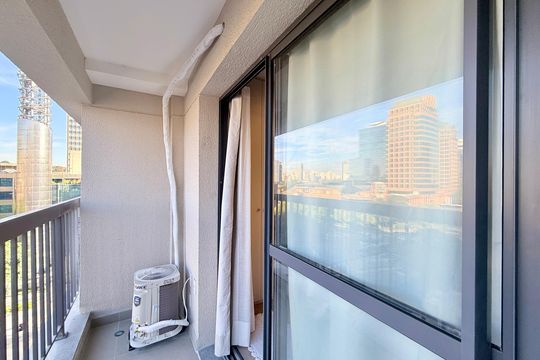Sacada  de kitnet/studio para alugar com 1 quarto, 24m² em Vila Cordeiro, São Paulo